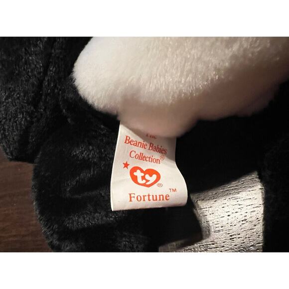 FORTUNE TY BEANIE BABY Babies Rare 1997 Panda W/ 1998 Tush Tag ERROR - Picture 6 of 9